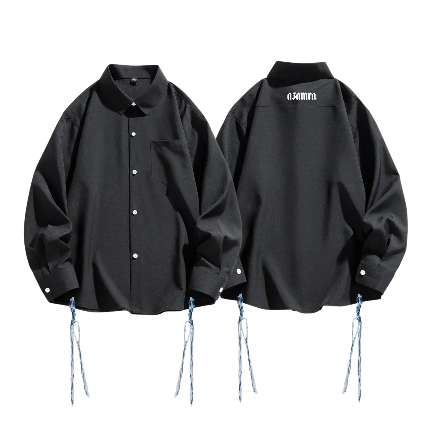 Chemise Tsitsit Noire