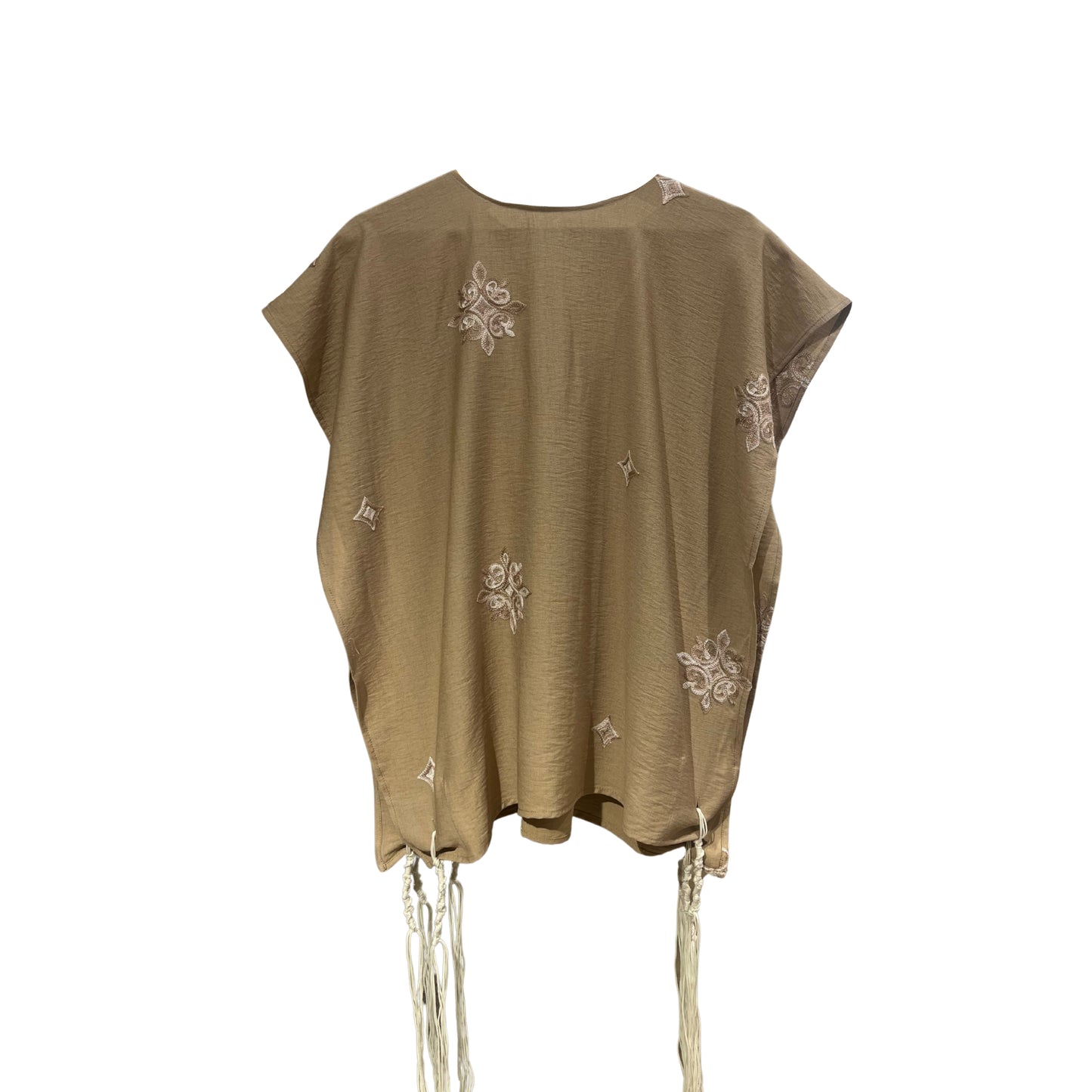 Black Embroidered Overcoat