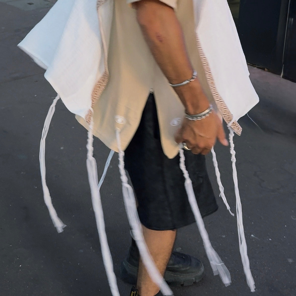 Par-dessus bohème blanc