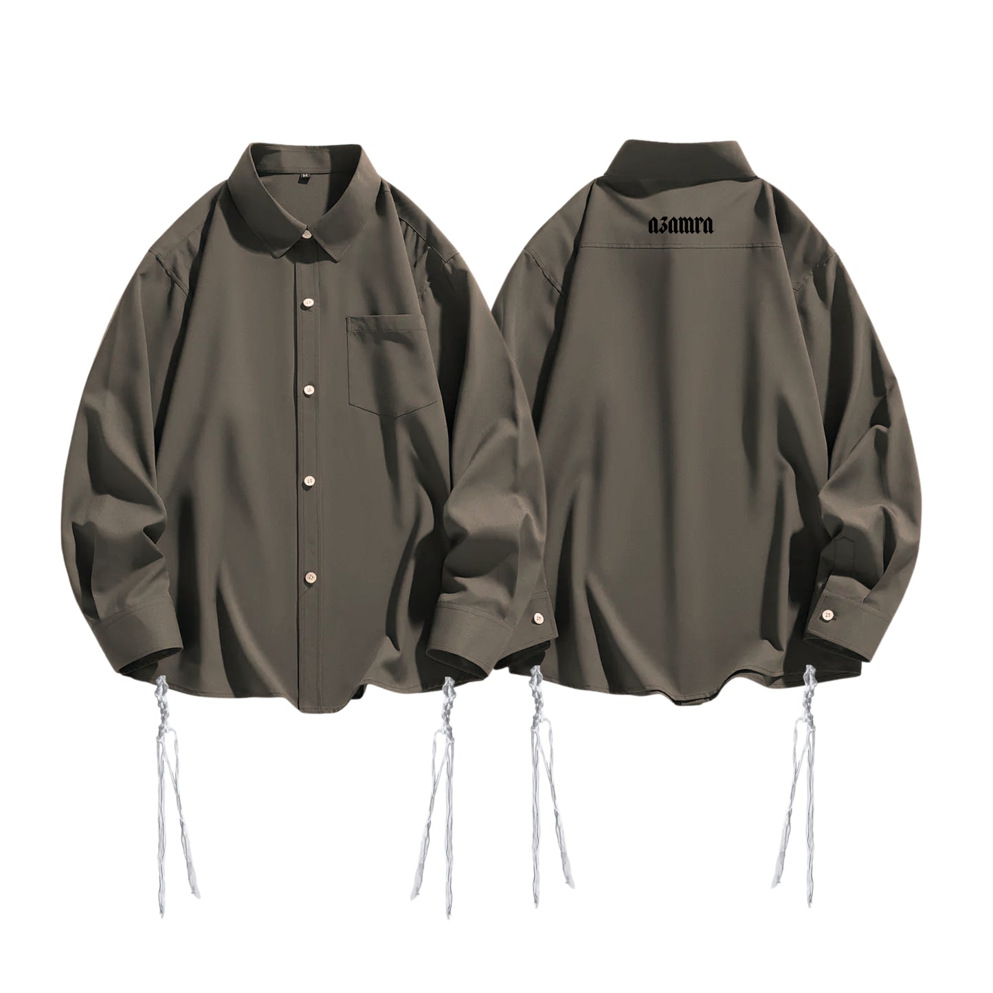 Brown Tsitsit Shirt