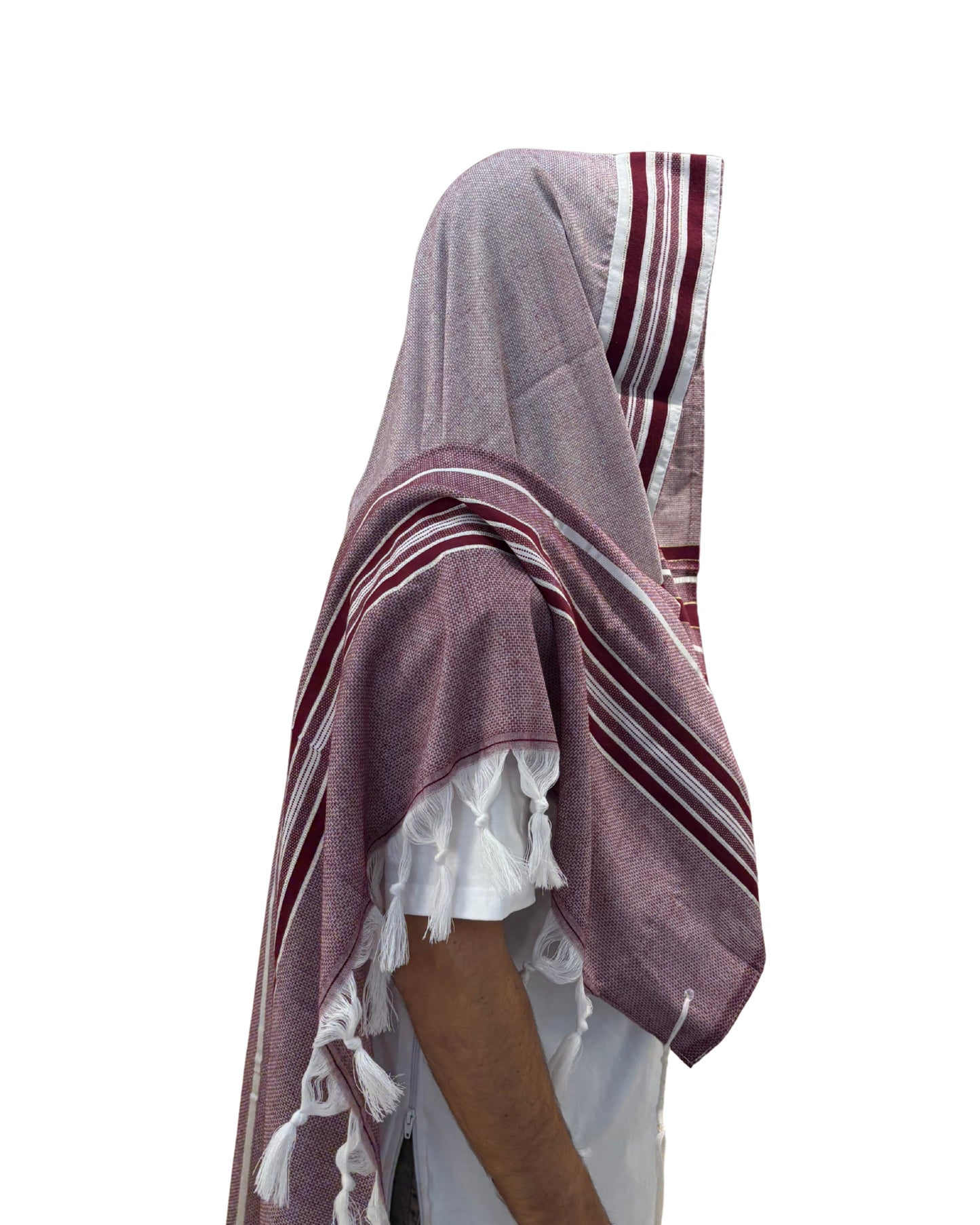 Bohemian Tallit Bordeaux - Magen