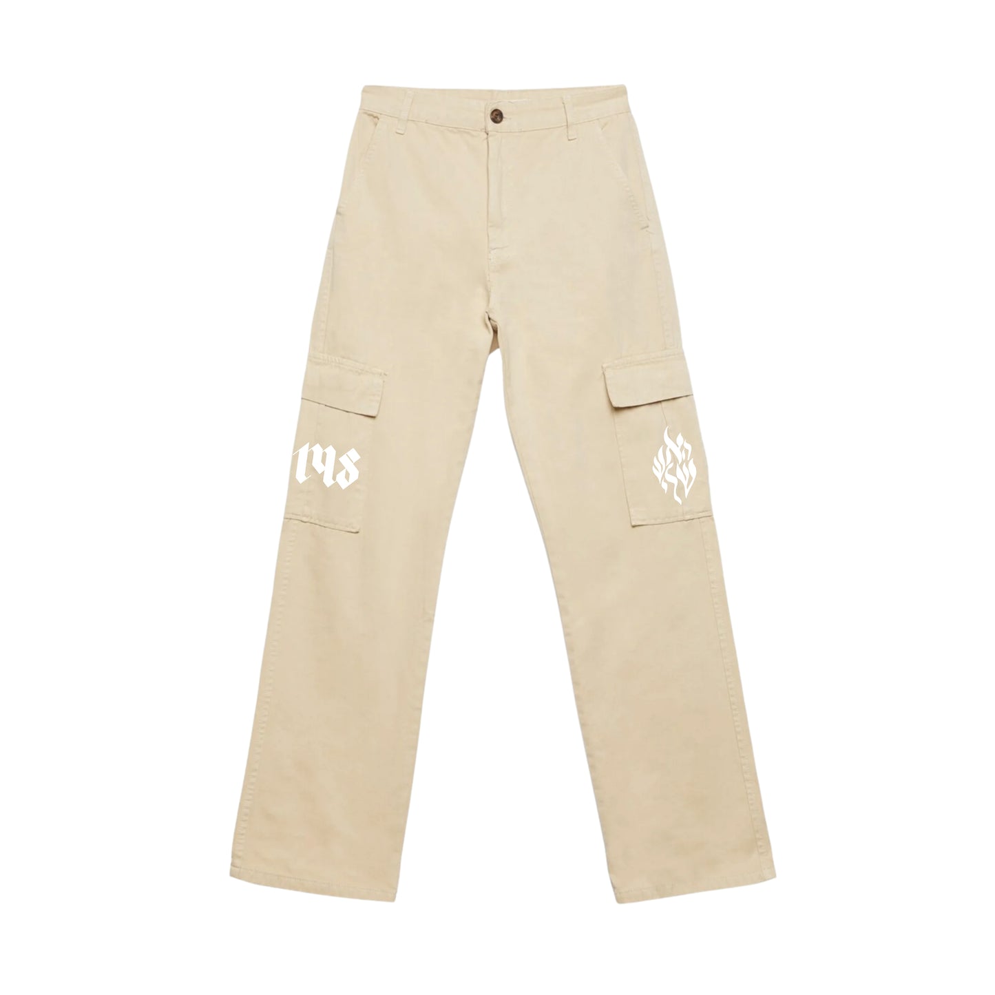 KIDS camel cargo trousers